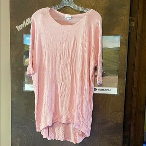 Pink ribbed LuLaRoe Women's Top